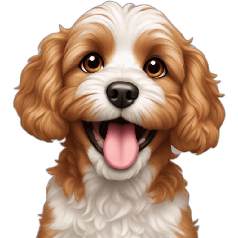 cavoodle tongue out emoji