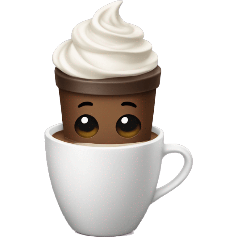 Peppermint mocha emoji