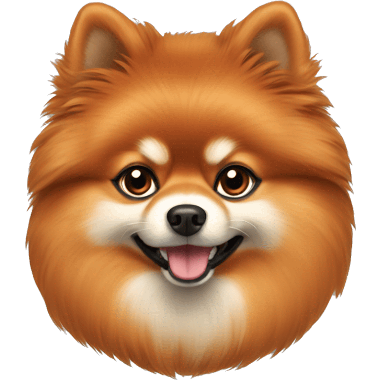 Red Pomeranian emoji