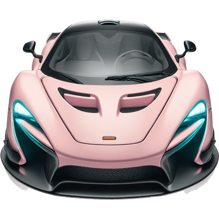 Pastel pink McLaren Senna emoji