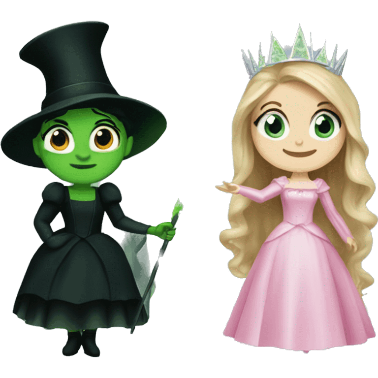 glinda and elphaba emoji