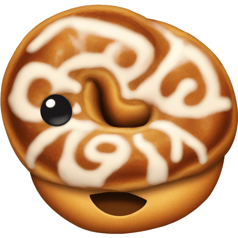 christmas cinnamon bun emoji