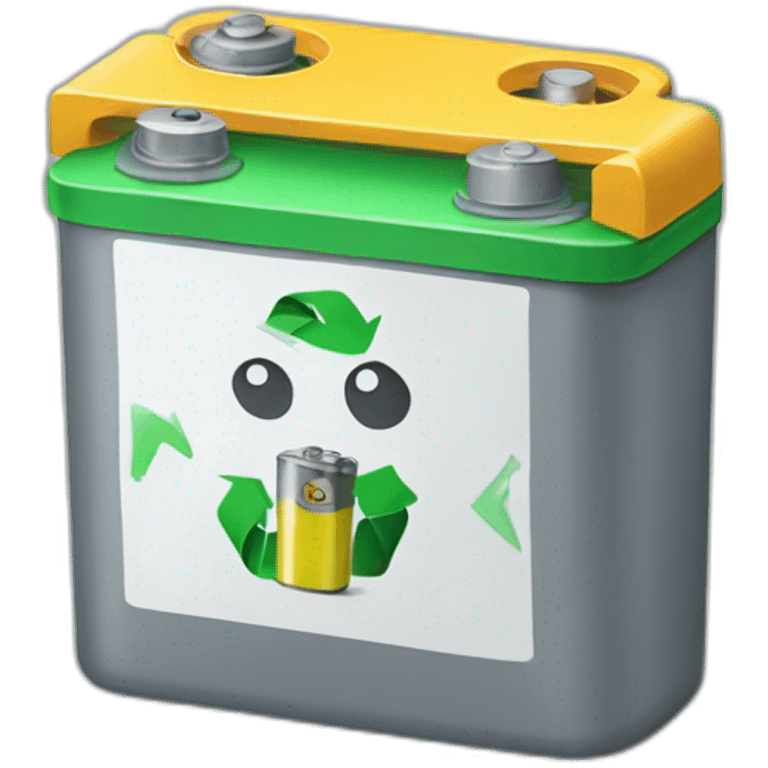 Battery recycling emoji