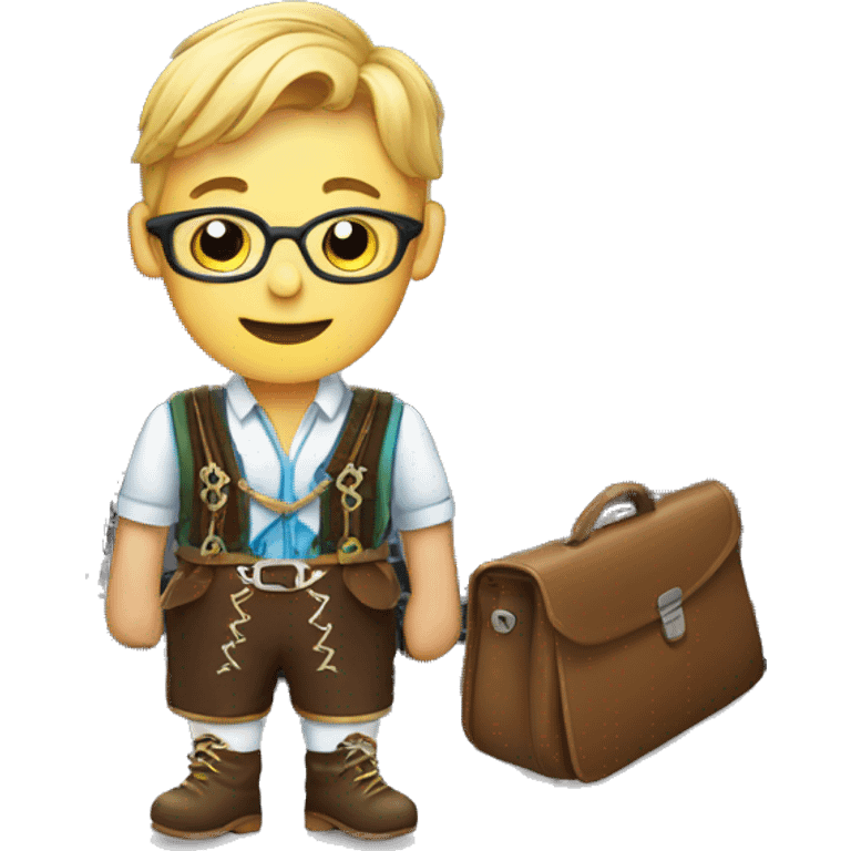 lederhosen and laptop emoji