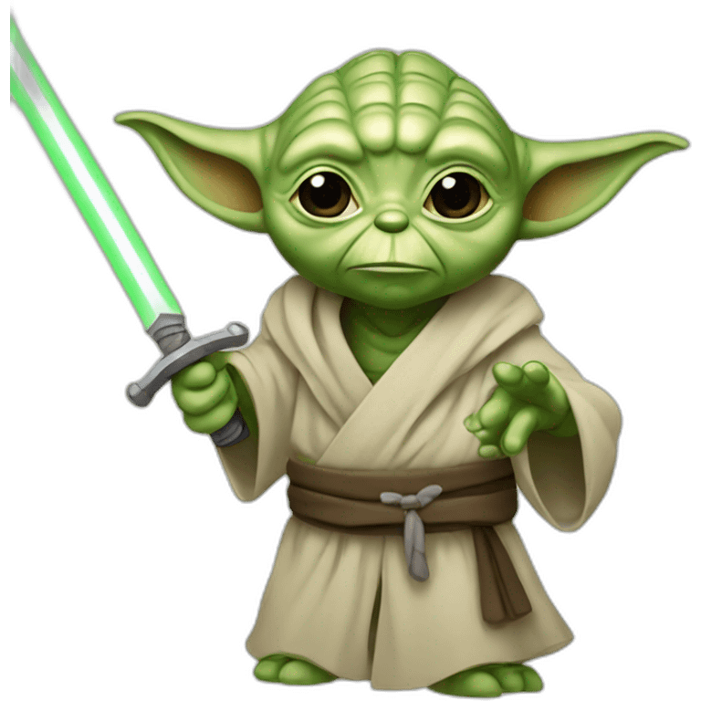 yoda with sword emoji