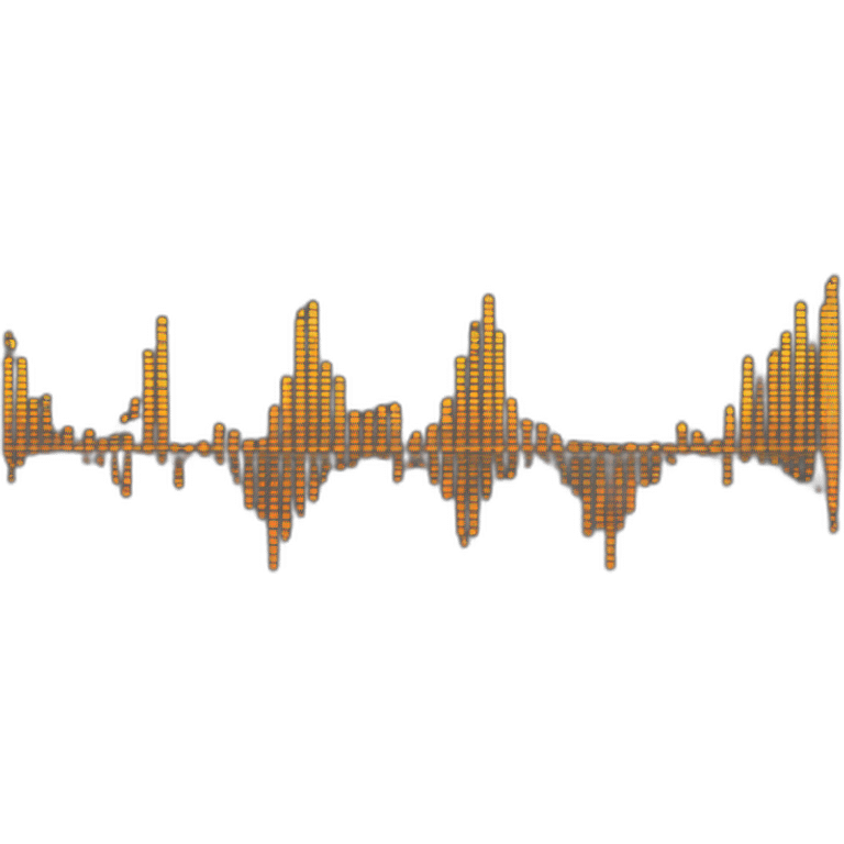 audio waveform emoji