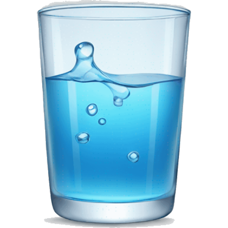 glass of water simple emoji