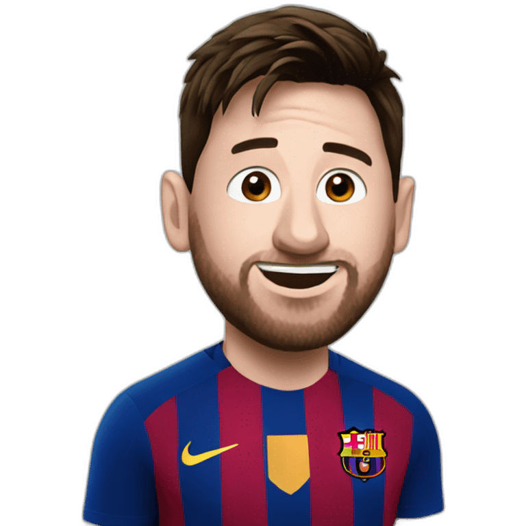 messi saying nk emoji