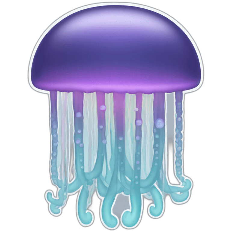 meduse arc en ciel emoji