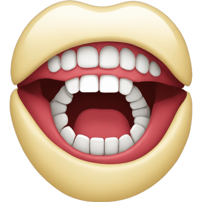 mouth opening for medical emoji