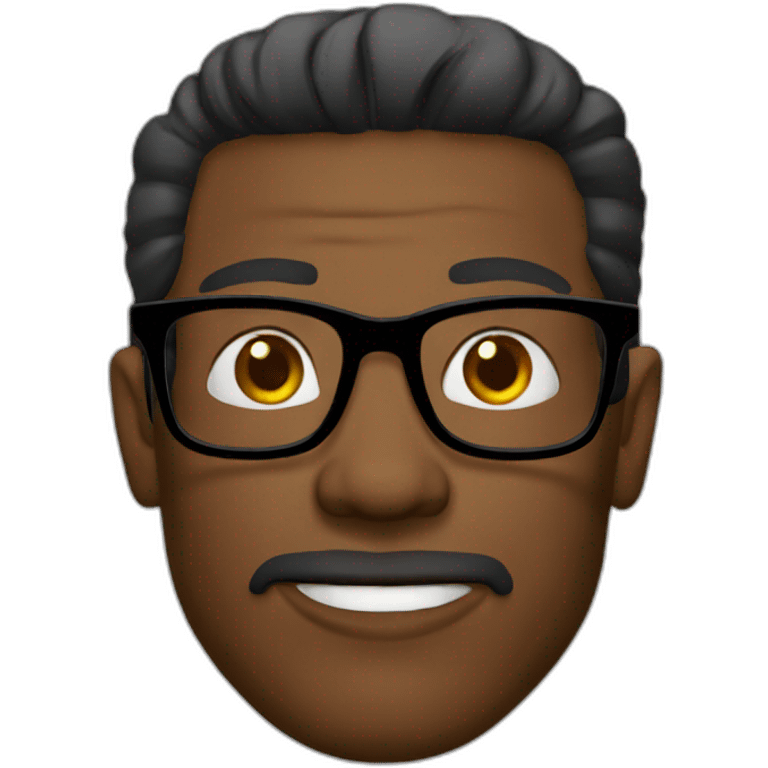 Jamie Fox with glasses emoji