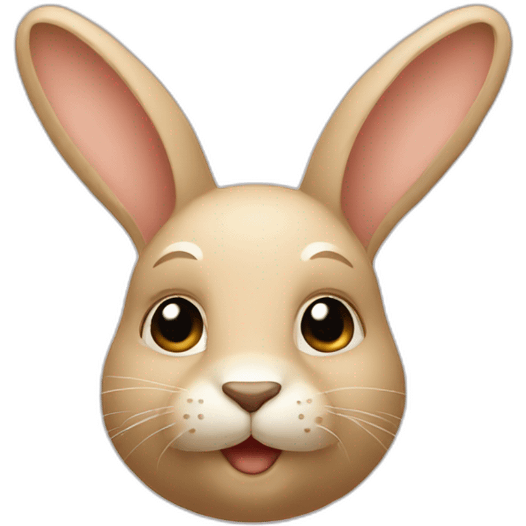 Lapin beige emoji