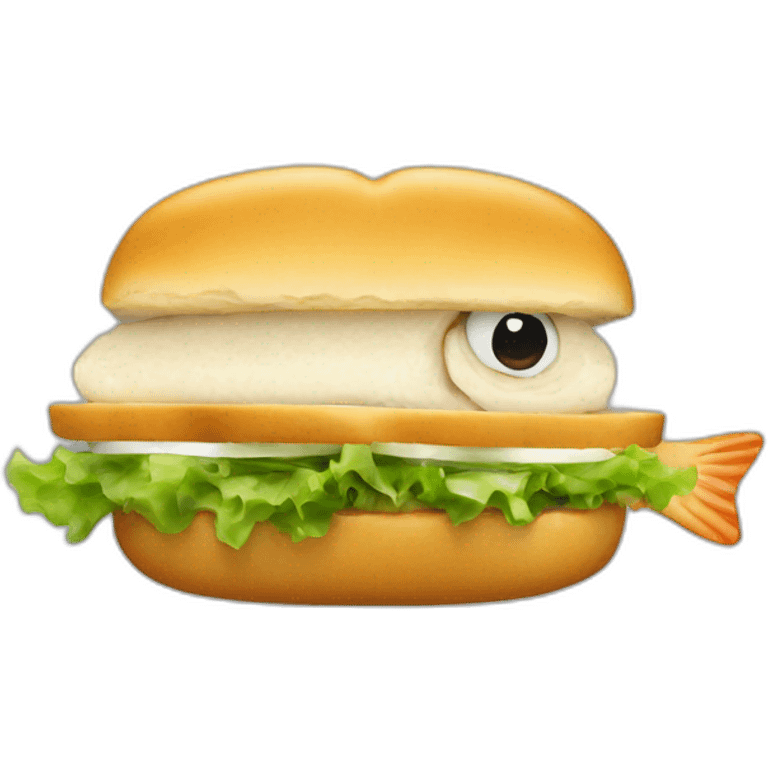 Fish sandwich emoji