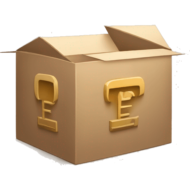 A box with MVP written on it emoji