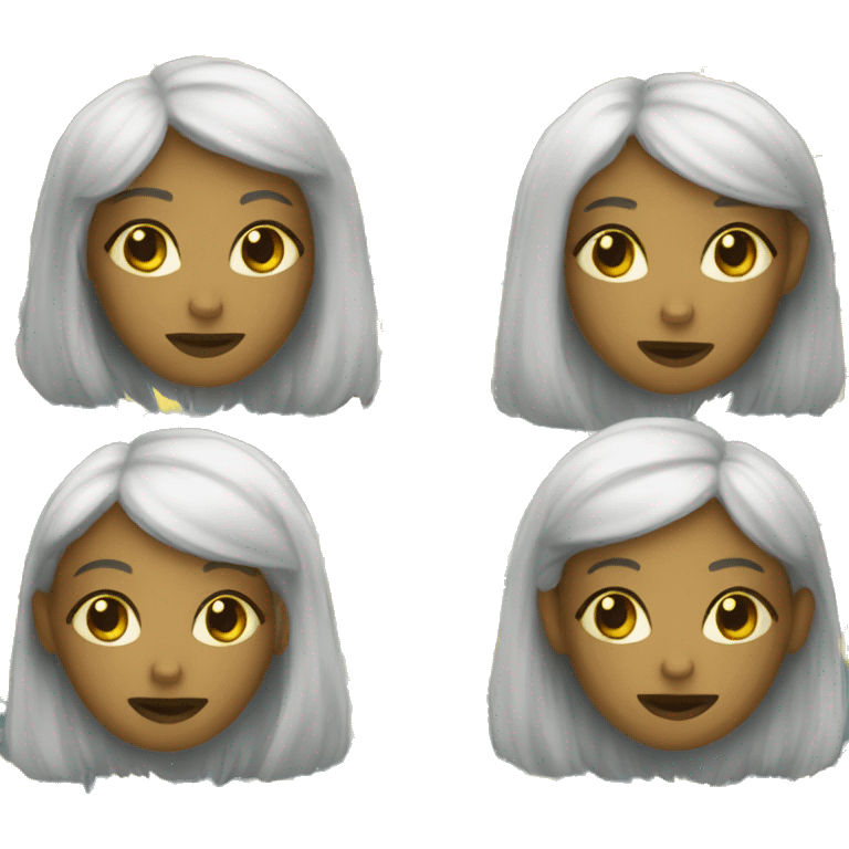 Yellow Gemini twins  emoji