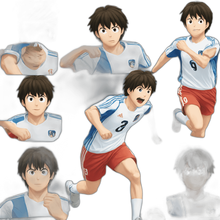 running-captain-tsubasa emoji