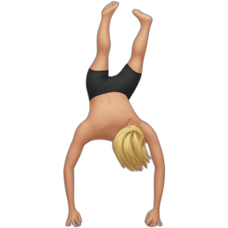 hand stand emoji