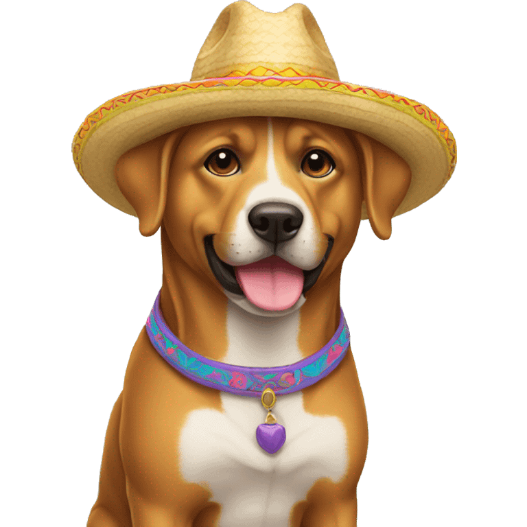 perro con sombrero emoji