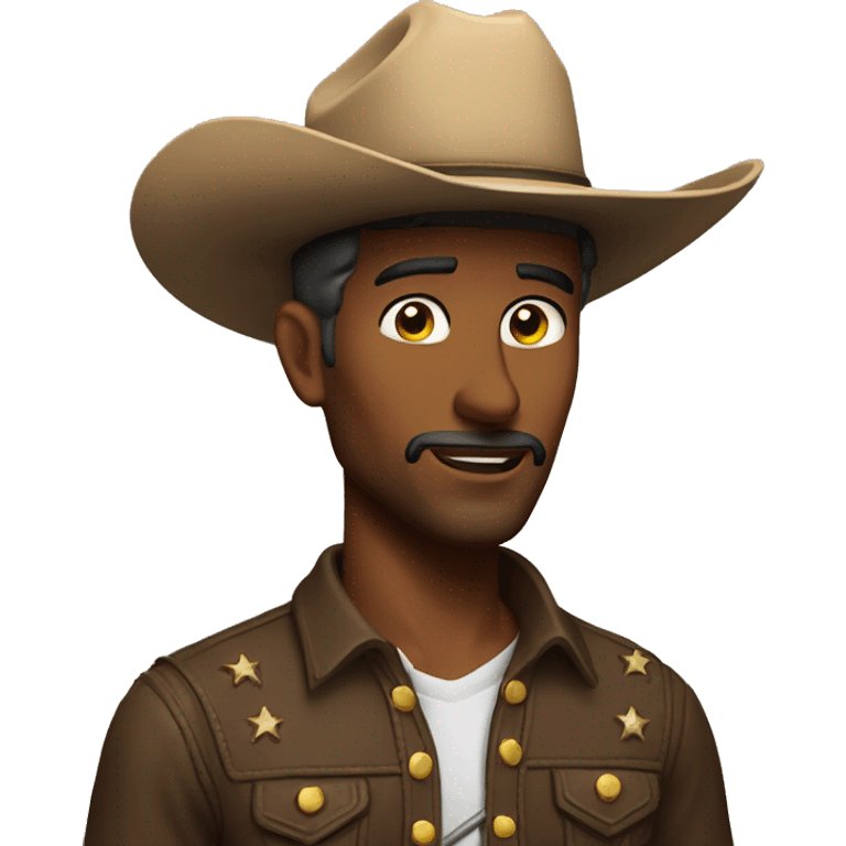 Sultry cowboy emoji