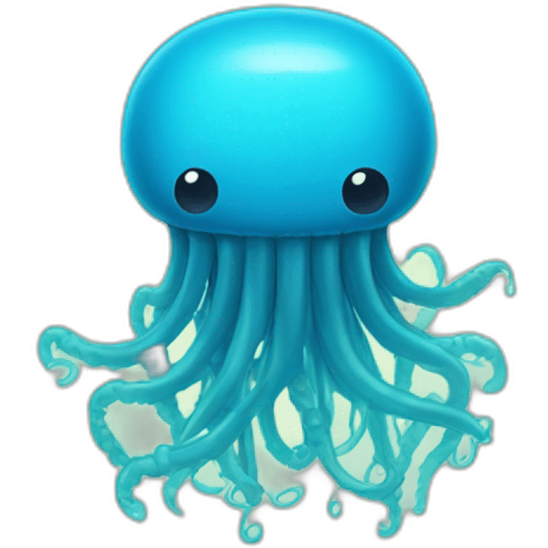 Meduse bleu emoji