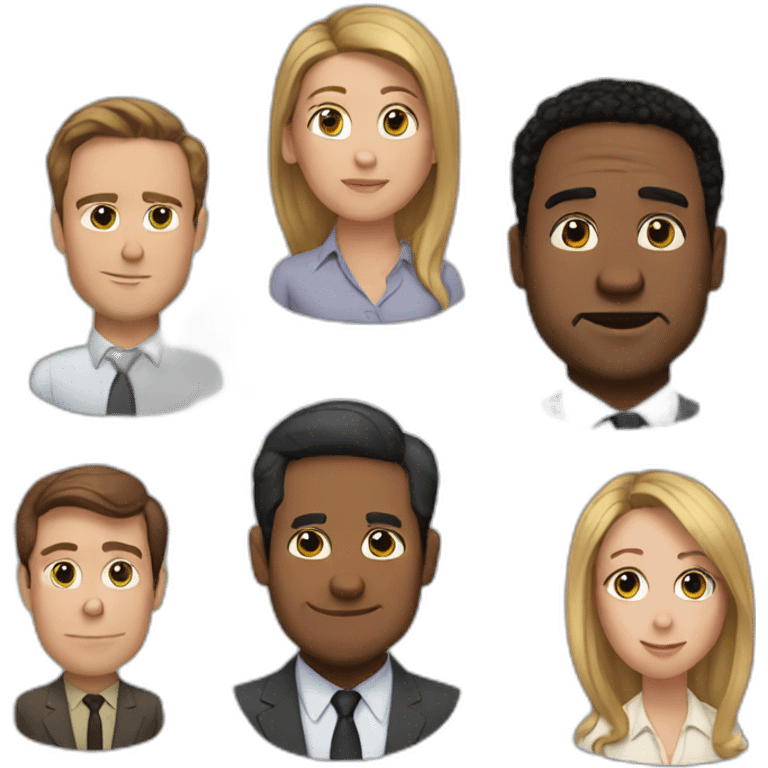 The Office cast emoji