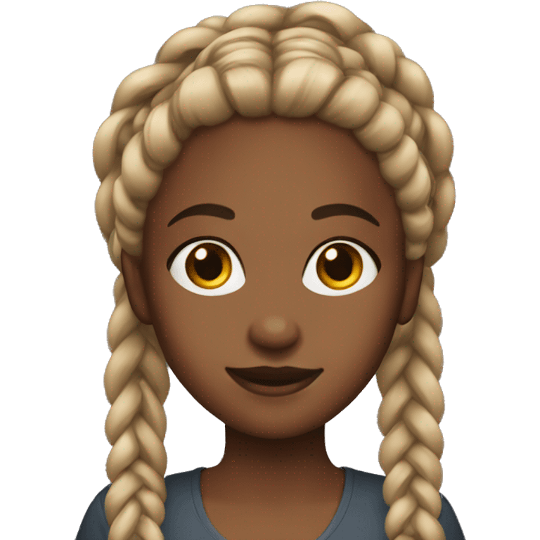 Black girl braids  emoji