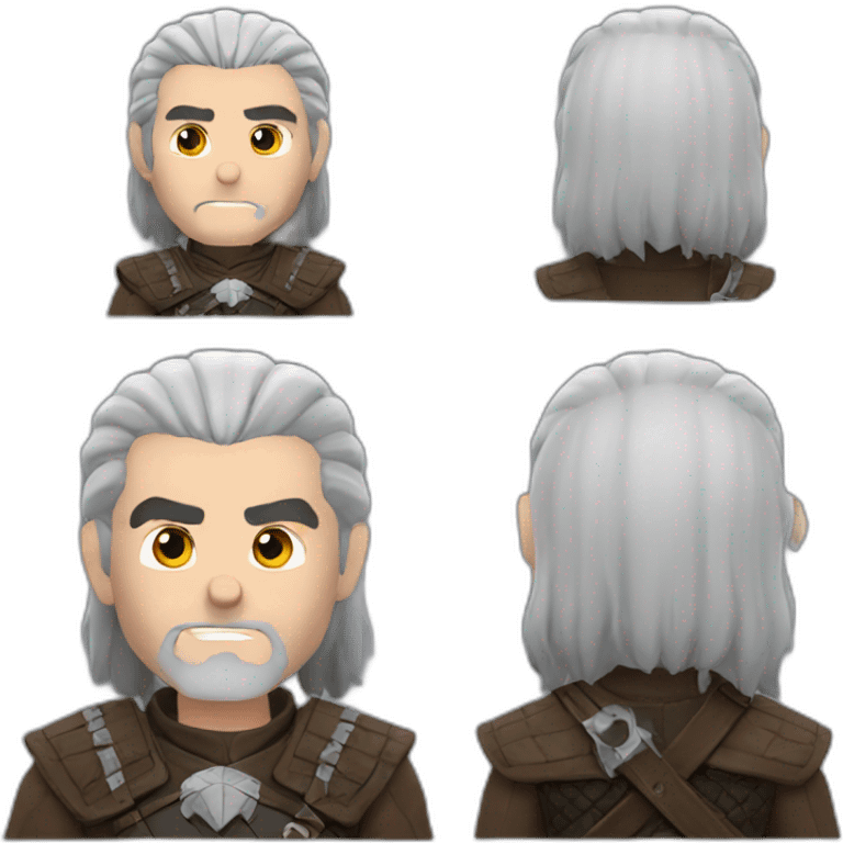 Geralt of Rivia emoji