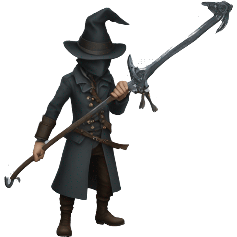 Bloodborne hunter whirligig saw emoji