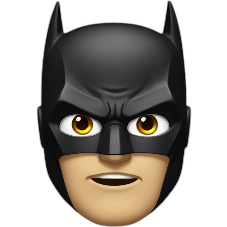 Batman staring emoji