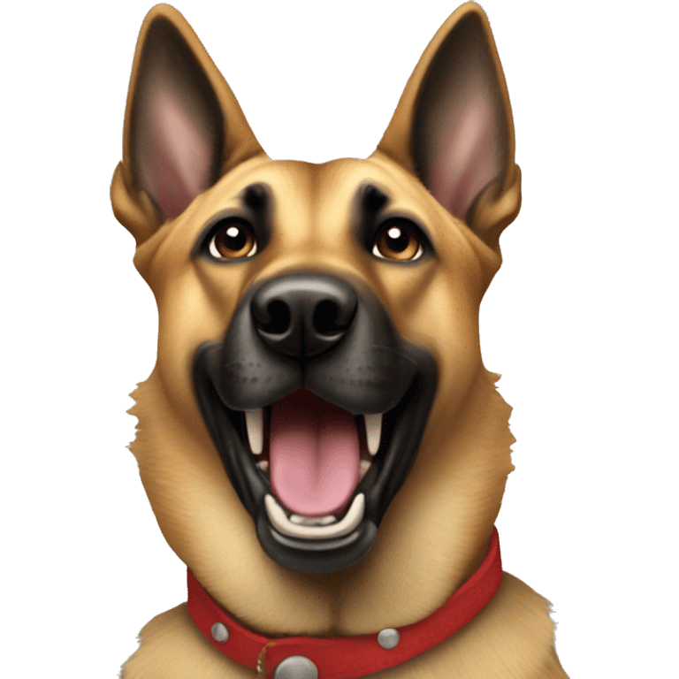 Malinois dog rockstar singer emoji