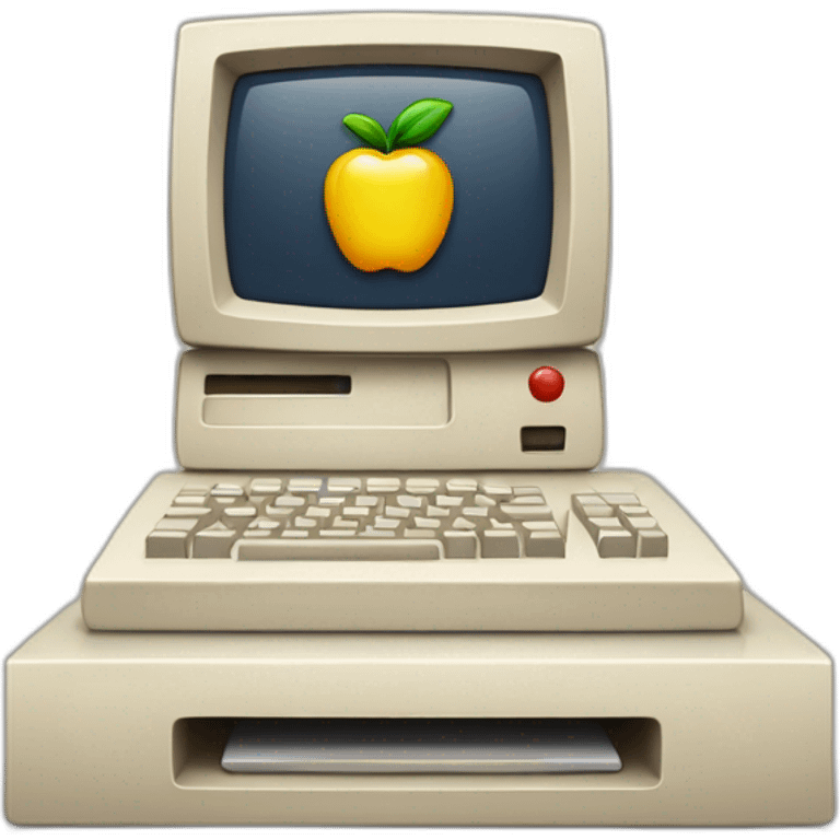 vintage macintosh emoji