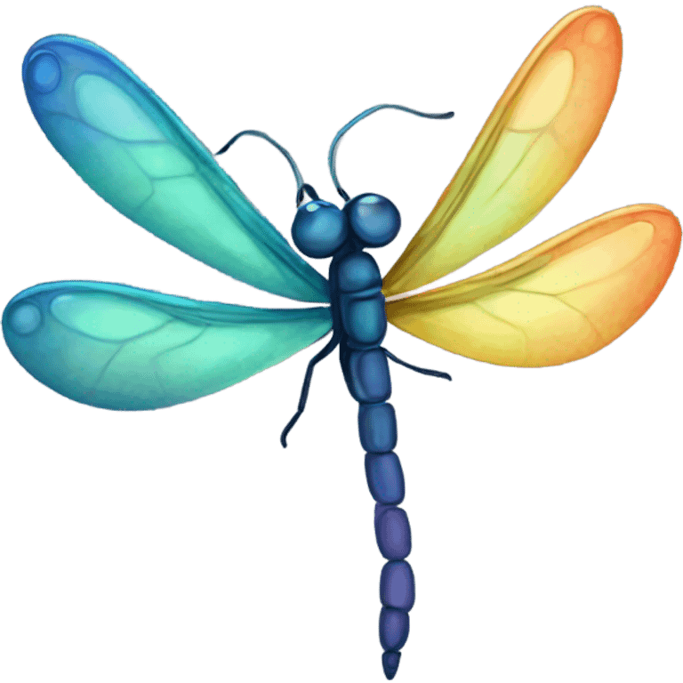 Dragonfly and firefly emoji