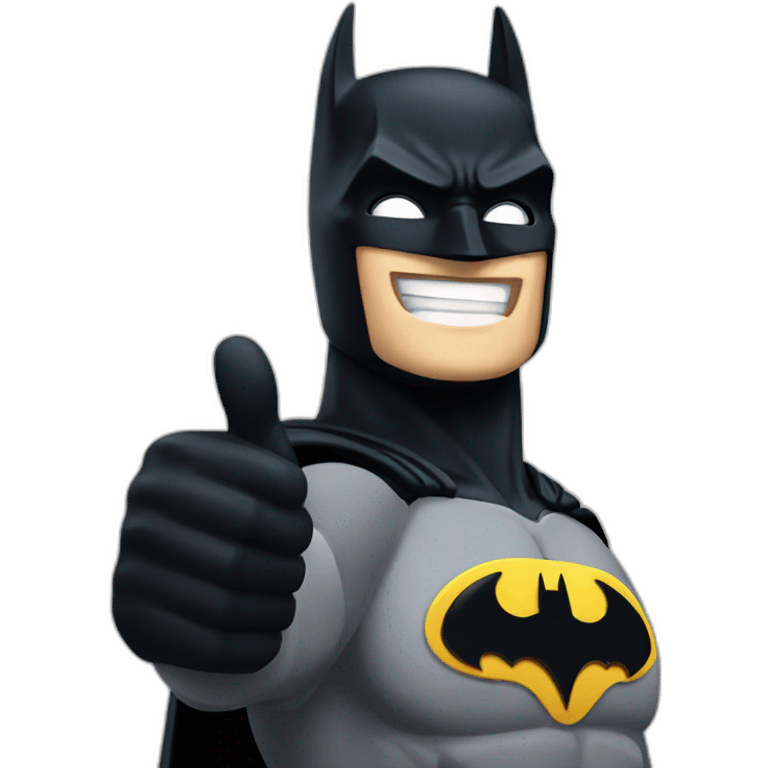 BATMAN THUMB UP emoji