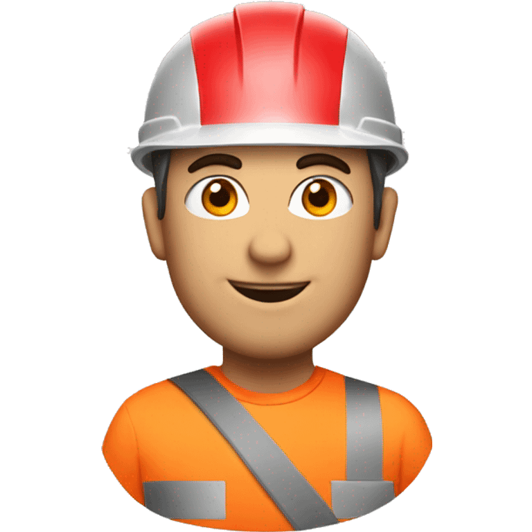 builder red helmet emoji