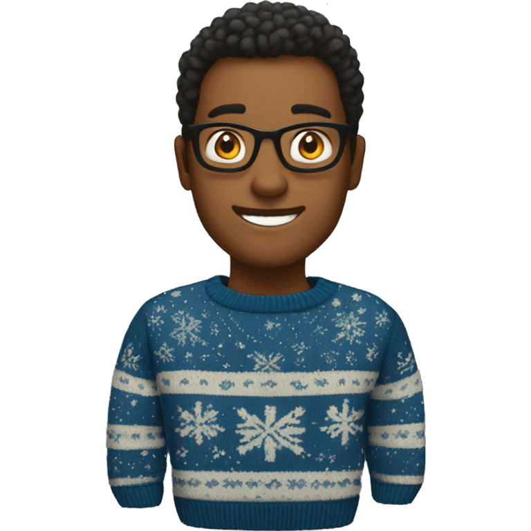 New Year's sweater emoji