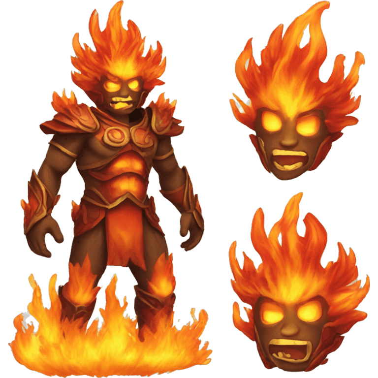 Fire elemental emoji