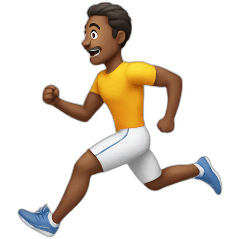 man running fast emoji