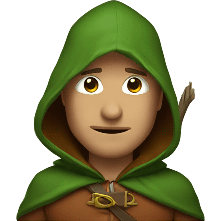 robin with hood emoji