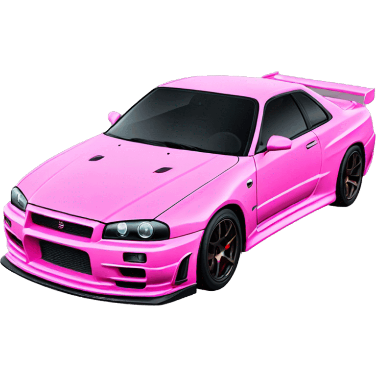 Pink skyline gtr r34 emoji