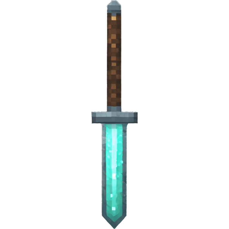 Minecraft iron sword pixelated  emoji