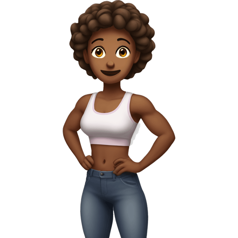 Muscular mommy emoji