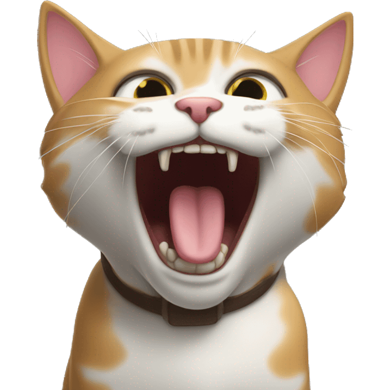 un gato sacando la lengua emoji