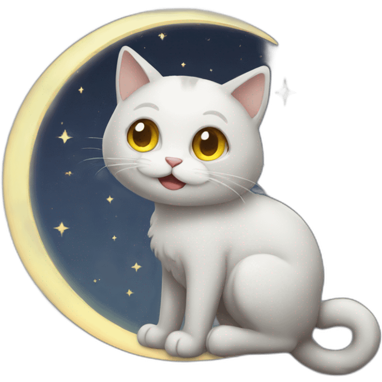 Moon cat emoji