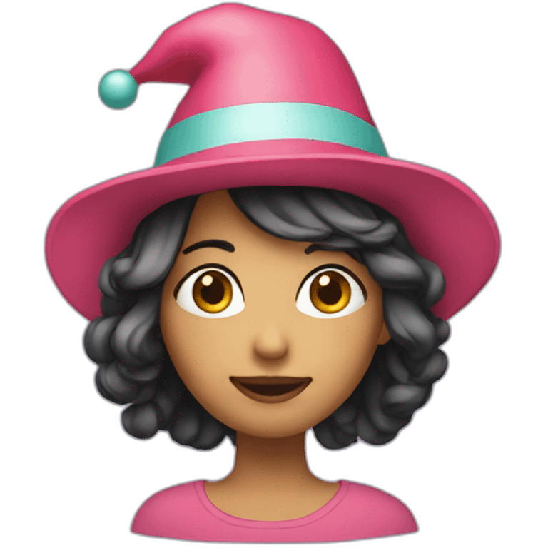 girl-face-with-partyhat emoji