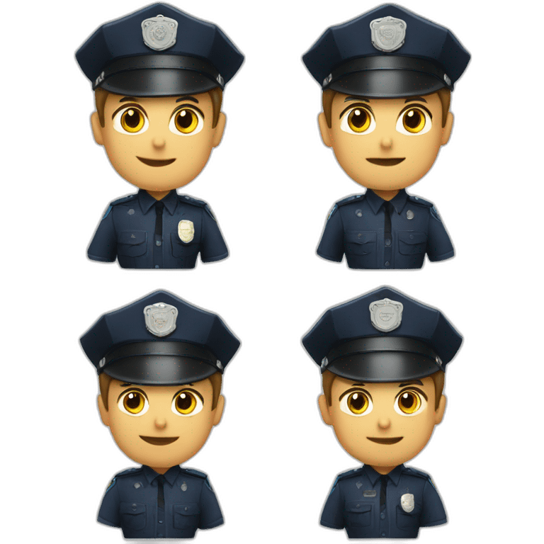 Menottes de policier emoji