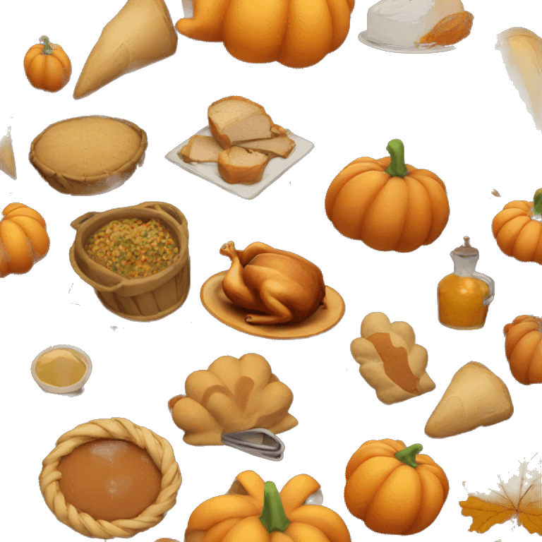 Happy thanksgiving emoji