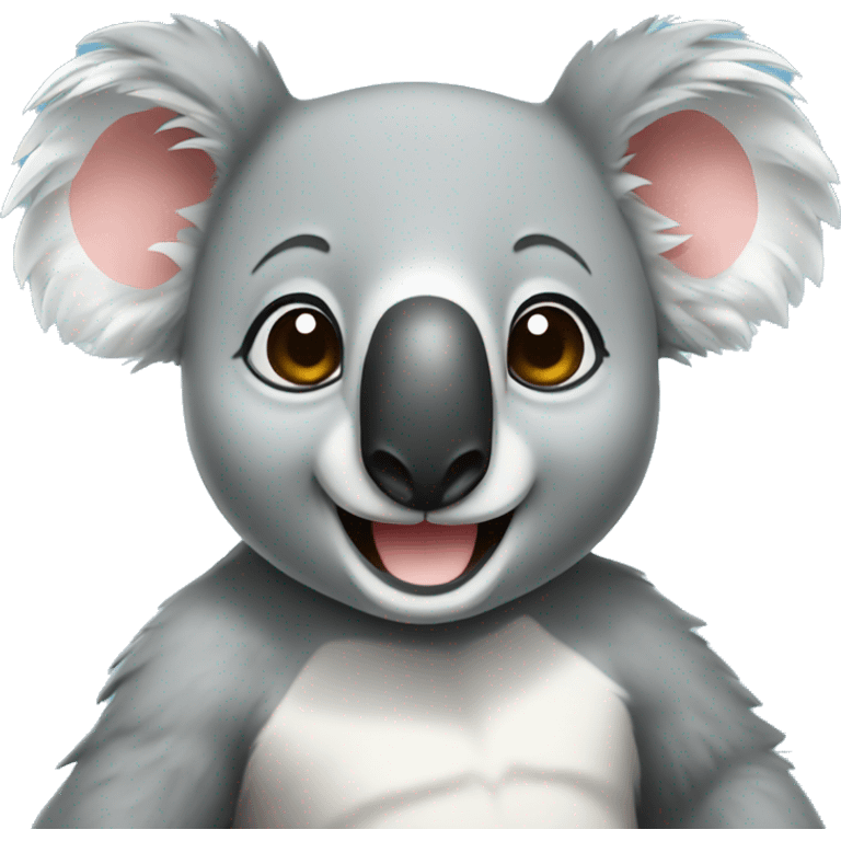 Koala smiling emoji