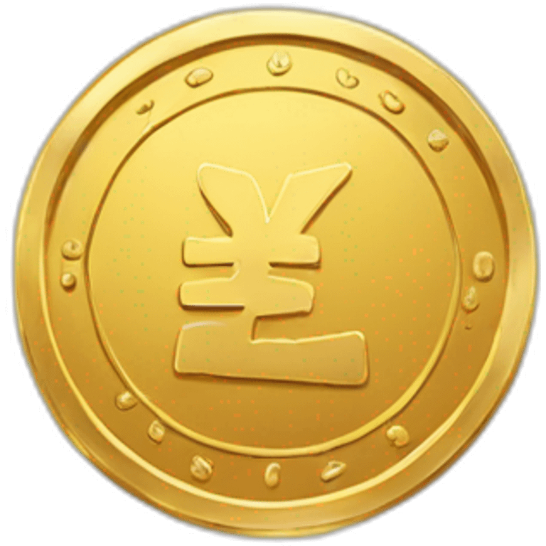 gold coin with KD symbol emoji