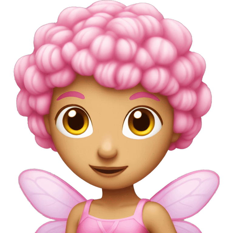 Pink fairy emoji