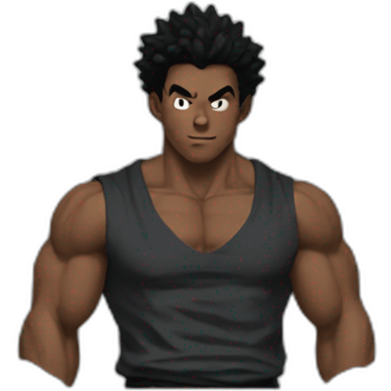 Black goku emoji